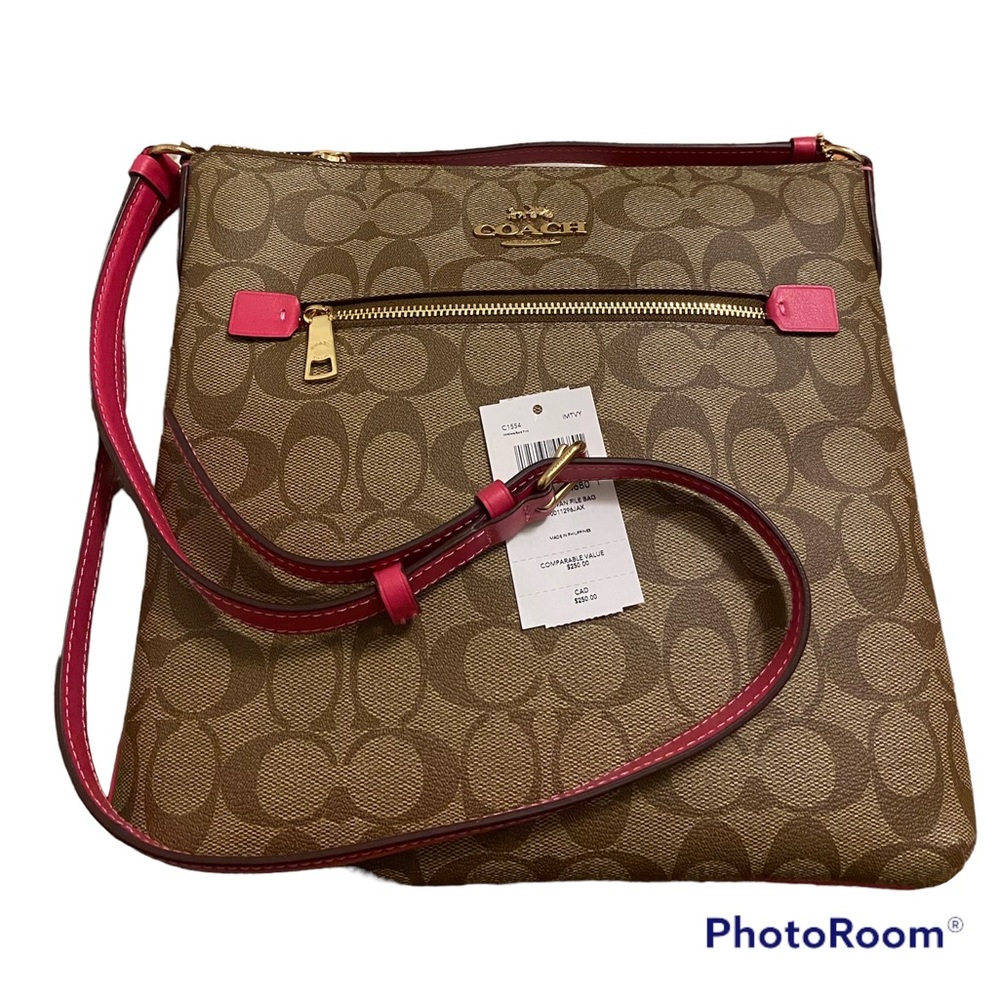COACH Rowan File Signature Bag